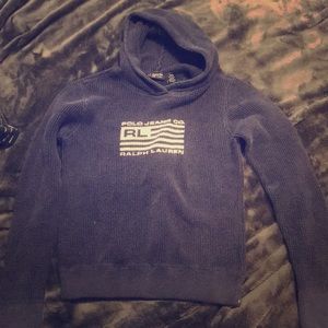 Ralph Lauren knit vintage 90’s hooded sweater